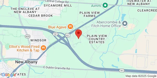 Map of 5051 Forest Dr New Albany, OH 43054