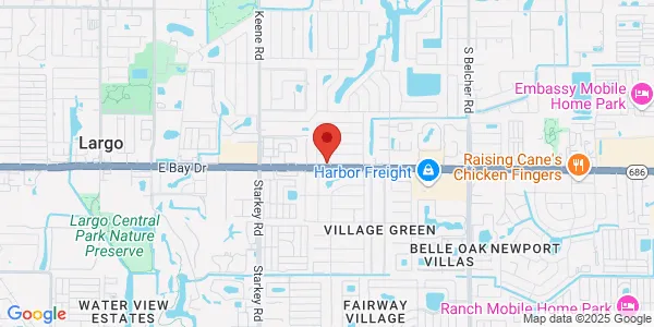 Map of 2900 E Bay Dr Largo, FL 33771