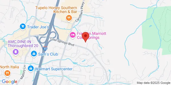Map of 321 Billingsly Ct Ste  6 & 7 Franklin, TN 37067