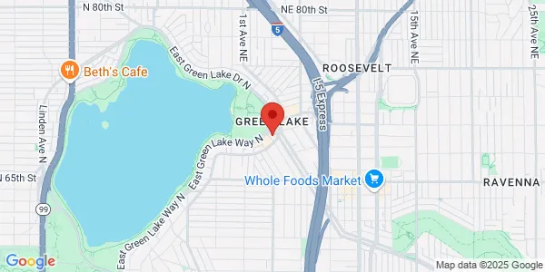 Map of 6900 E Green Lake Way N Ste J Seattle, WA 98115