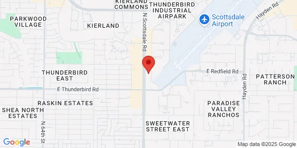 Map of 13951 N Scottsdale Rd Ste 100 Scottsdale, AZ 85254