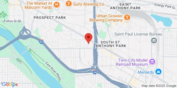 Map of 2550 University Ave W Ste 143N Saint Paul, MN 55114