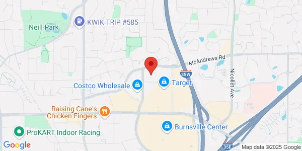Map of 1000 W 140th St Ste 102 Burnsville, MN 55337