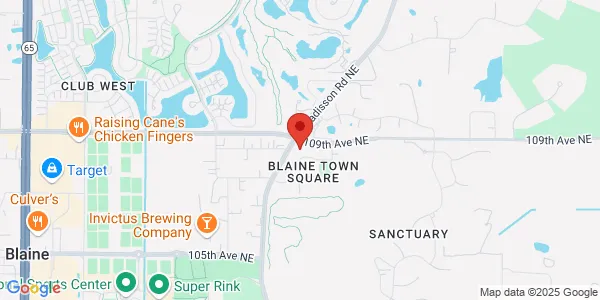 Map of 2357 108th Ln NE BLAINE, MN 55449