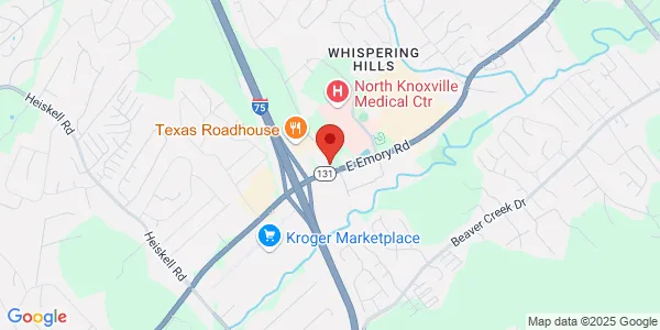 Map of 417 E Emory Rd Cvs Pharmacy POWELL, TN 37849
