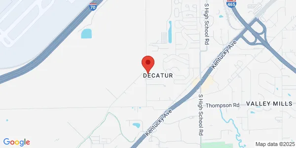 Map of 4705 Decatur Blvd Indianapolis, IN 46241