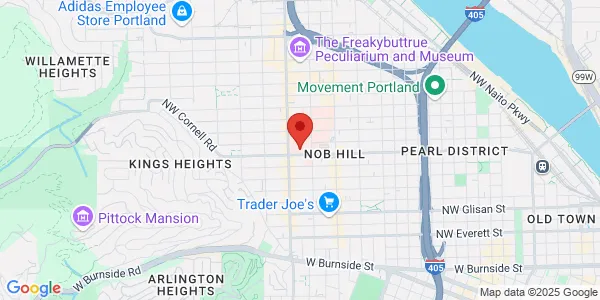 Map of 1015 NW 22nd Ave Ste 50 Legacy Health Portland, OR 97210