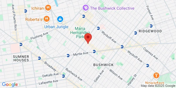 Map of 366 Knickerbocker Ave Brooklyn, NY 11237