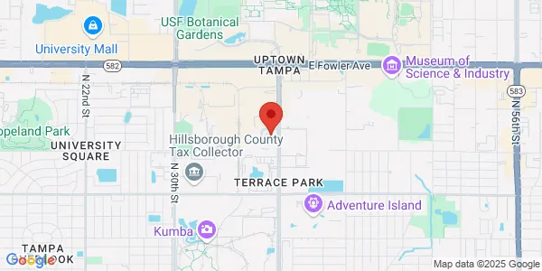 Map of 10920 N Mckinley Dr Tampa, FL 33612