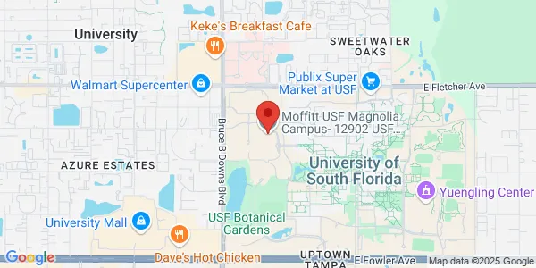 Map of 12902 Usf Magnolia Dr Tampa, FL 33612