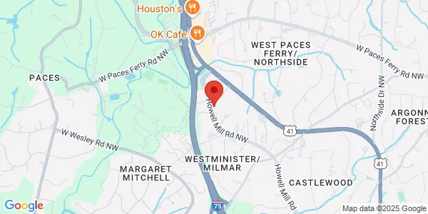 Map of 3193 Howell Mill Rd NW Ste 323 Atlanta, GA 30327