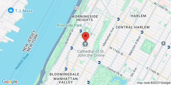Map of 1090 Amsterdam Ave New York, NY 10025