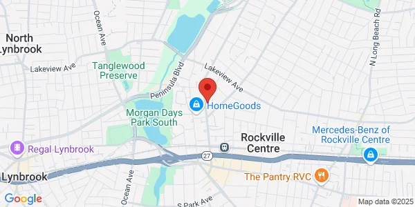 Map of 165 N Village Ave Ste 116 Rockville Centre, NY 11570