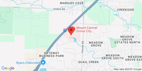 Map of 5300 North Meadows Dr Grove City, OH 43123