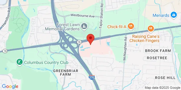 Map of 5965 E Broad St Ste 100 Columbus, OH 43213