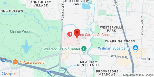 Map of 477 Cooper Rd Ste 100 Westerville, OH 43081