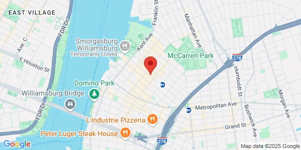 Map of 135 N 7th St Brooklyn, NY 11249