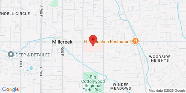 Map of 1220 E 3900th S Ste 1F Salt Lake City, UT 84124