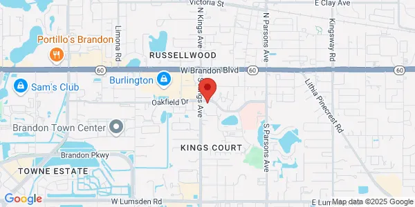 Map of 403 S Kings Ave Ste 200 Brandon, FL 33511