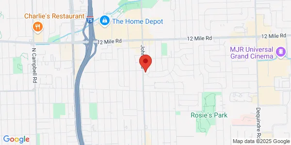 Map of 28180 John R Rd Madison Heights, MI 48071