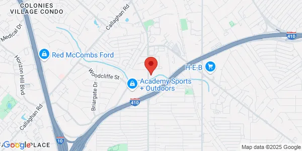 Map of 4400 Vance Jackson Rd San Antonio, TX 78230
