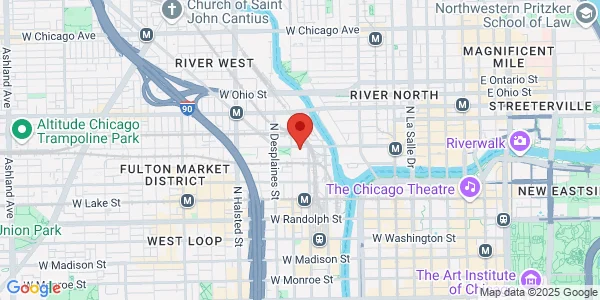 Map of 559 W Kinzie St Chicago, IL 60654