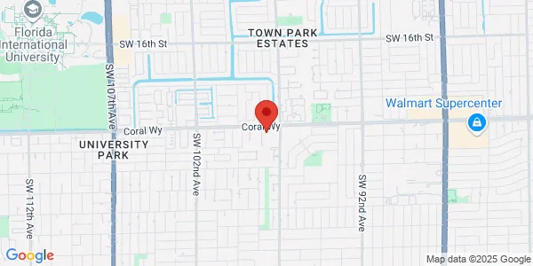 Map of 9790 SW 24th St Miami, FL 33165