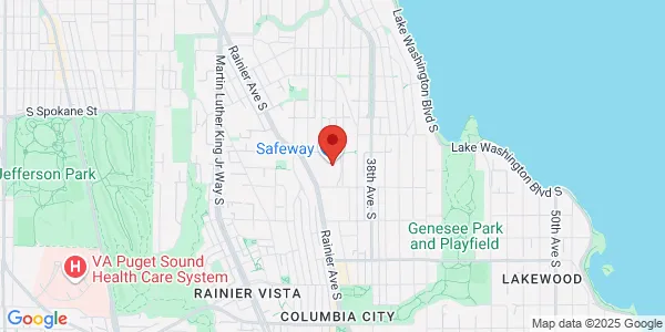 Map of 3820 Rainier Ave S Ste L Seattle, WA 98118