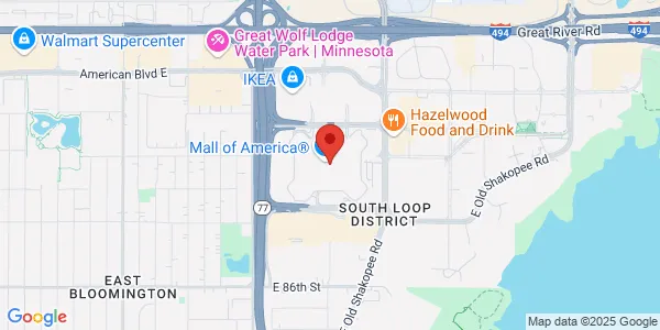 Map of 60 E Broadway Minneapolis, MN 55425