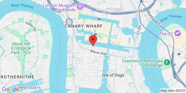 Map of 2 Blake House Admirals Way London E14 9UJ United Kingdom