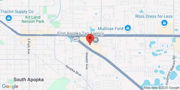 Map of 721 S Orange Blossom Trl Apopka, FL 32703