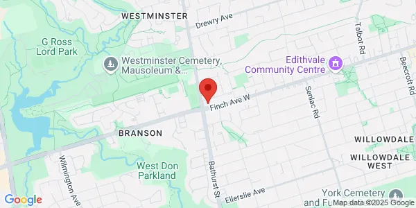 Map of 4949 Bathurst Street Suite 100 Toronto, ON M2R 1Y1 Canada