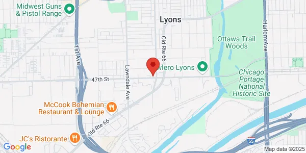 Map of 8000 47th St Lyons, IL 60534