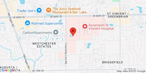 Map of 8260 Naab Rd Indianapolis, IN 46260
