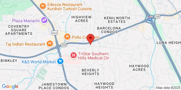 Map of 330 Wallace Rd Ste 1 Nashville, TN 37211