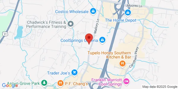Map of 1909 Mallory Ln Ste 308 Franklin, TN 37067