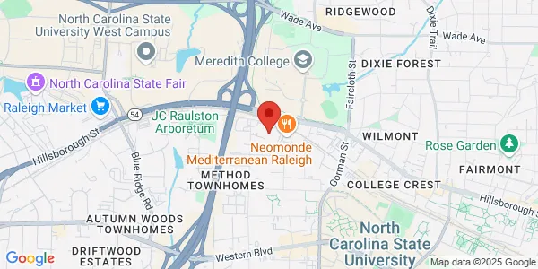 Map of 3915 Beryl Rd Ste 130 Raleigh, NC 27607
