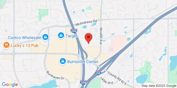 Map of 162 Cobblestone Ln Burnsville, MN 55337