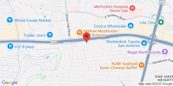 Map of 400 North Loop 1604 E Ste 175 San Antonio, TX 78232