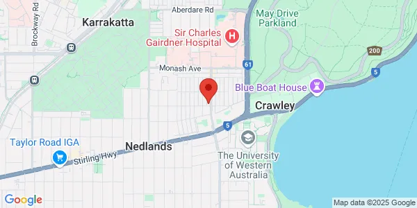 Map of 55 Hampden Rd Suite 3 Nedlands Western Australia 6009 Australia