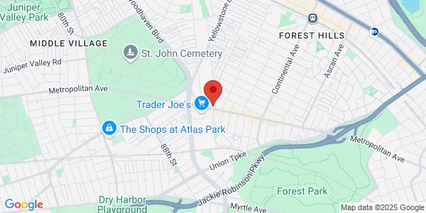 Map of 92-37 Metropolitan Ave Forest Hills, NY 11375