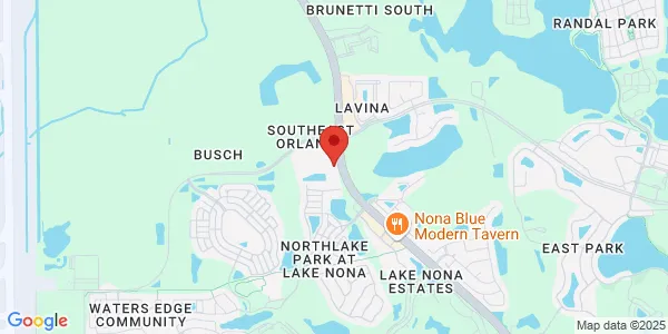 Map of 9368 Narcoossee Rd Ste 105 Orlando, FL 32827