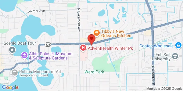 Map of 2111 Glenwood Dr Winter Park, FL 32792