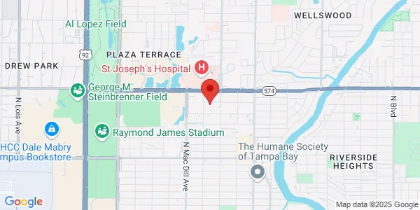 Map of 2816 W Virginia Ave Tampa, FL 33607