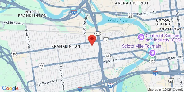 Map of 750 Mount Carmel Mall Ste 250 Columbus, OH 43222