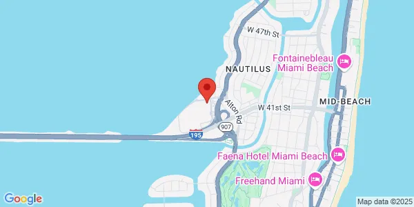 Map of 4302 Alton Rd Miami Beach, FL 33140