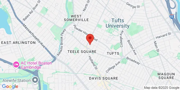 Map of 22 Westminster St Somerville, MA 02144