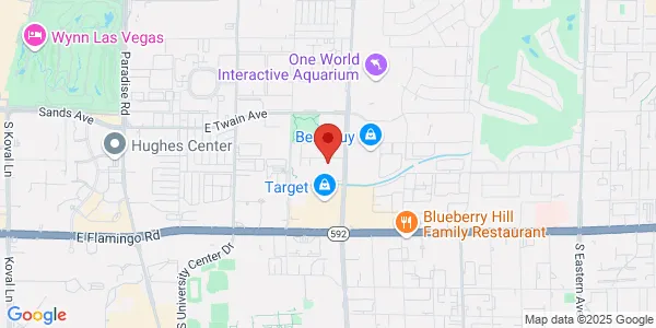 Map of 3900 Cambridge St Ste 102 Las Vegas, NV 89119