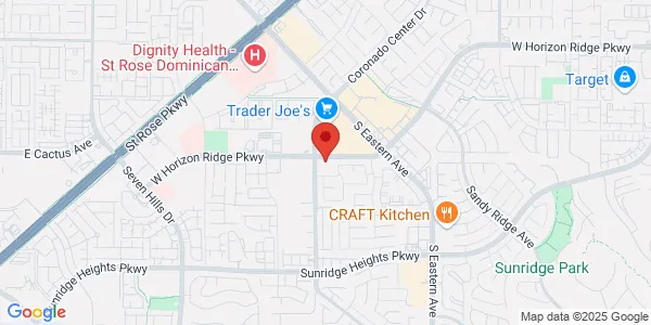Map of 2779 W Horizon Ridge Pkwy Ste 240 Henderson, NV 89052