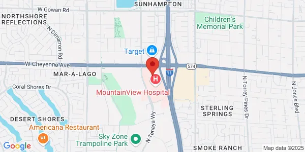 Map of 3150 N Tenaya Way Ste 320 Las Vegas, NV 89128